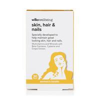 wilko skin hair and nail tablets 30pk