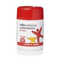 Wilko Multi Vitamin And Iron Tablets 60pk