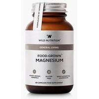 wild nutrition food grown magnesium 60 capsules gluten free