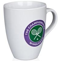 Wimbledon Crossed Rackets Logo Mug, White