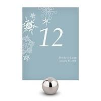 Winter Finery Table Number