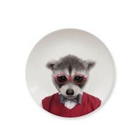 Wild Dining Baby Raccoon - Ceramic Side Plate