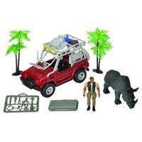 Wild Republic Rhino Rescue Unit Toy Truck Set