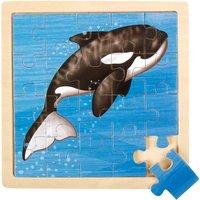 Wild Republic 20 x 20cm Wood Puzzle Orca (20 Pieces)