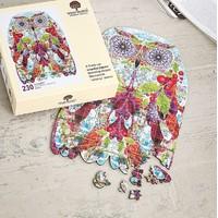 winterquots owl wooden jigsaw