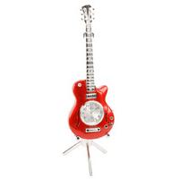 Widdop Bingham Mini Clock Guitar Red