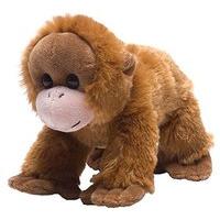 Wild Republic 18cm Hug\'ems Orangutan Plush Toy (orange)