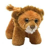 Wild Republic 18cm Hug\'ems Lion Plush Toy (brown)