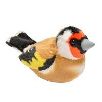 wild republic 19486 13 16cm goldfinch with real bird calls plush toy