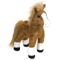 wild republic europe 30cm cuddlekins horse pony plush brown