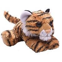 wild republic 18cm hugems tiger plush toy orange