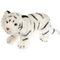 wild republic 23cm naturalposetiger plush white