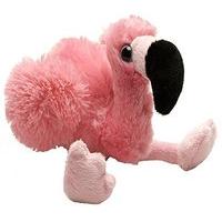 wild republic 18cm hugems flamingo plush toy pink