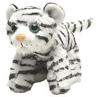 Wild Republic 18cm Hug\'ems Tiger Plush Toy (black/white)