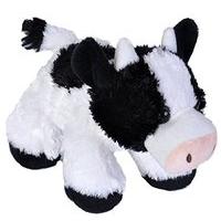 wild republic 18cm hugems cow plush toy blackwhite