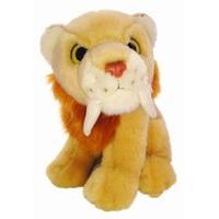 wild republic 18cm wild watchers smilodon plush