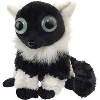 Wild Republic 18cm Wows Glow In The Dark Eyes Lemur (black and white)