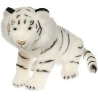 Wild Republic 38cm Natural pose Tiger Plush (white)