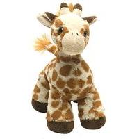 Wild Republic 18cm Hug\'ems Giraffe Plush Toy (brown)