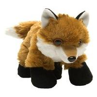 wild republic 18cm hugems fox plush toy red brown