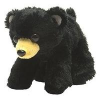 Wild Republic 18cm Hug\'ems Bear Plush Toy (black)