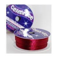 Wine Ribbon Knot Cord 2 mm x 10 m