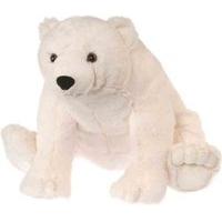 wild republic 38cm naturalpose polarbear plush