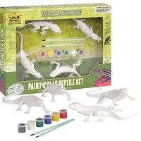 wild republic paintand play reptile 12 pieces