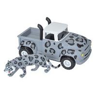 Wild Republic Snow Leopard & Pick-up Truck Toy