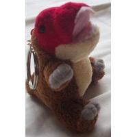 Wild Republic 8cm Key Chain Plush Dino T-rex