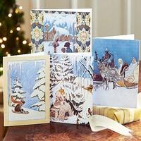 winter fairytale cards