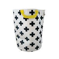 WILDFIRE KIDS TOY STORAGE BAG in Crosses with Yellow Handles