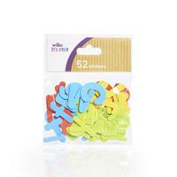Wilko Let\'s Create Foam Stickers Letters 52pk
