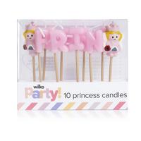 Wilko Party Princess Candles