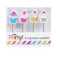 wilko party cupcake candle toppers