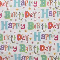 Wilko Party Birthday Roll Wrap 2m