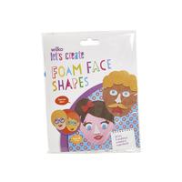 wilko foam face shape with accessories