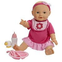 Wilko Let\'s Pretend Feed Time Baby with Accessory Set
