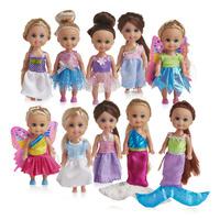 Wilko Set of 10 Mini Dolls