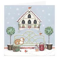 Winter Birdhouse Cards