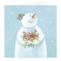 winter bouquet christmas card