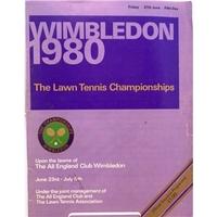 Wimbledon 1980: Programme for fifth day