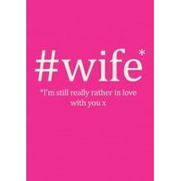 wife anniversary card