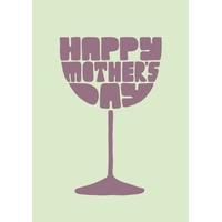 Wine Glass Mothers Day