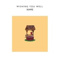 wishing you well | personalised get well card