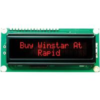 winstar wh1602b rti jt 16x2 lcd red characters on black background