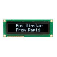 Winstar WEH001602HLPP5N00000 16x2 Yellow Large Character OLED Display