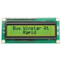 Winstar WH1602B-NYG-JT 16x2 LCD Display Reflective