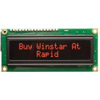 Winstar WEH001602ARPP5N00000 16x2 OLED Red Characters On Black Bac...