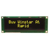 Winstar WEH001602B 16x2 OLED Display, Yellow 122x44x10mm